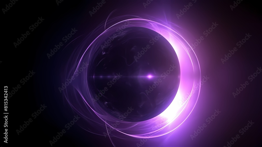 Digital technology purple black universe planet poster background Digital technology purple black universe planet poster background
