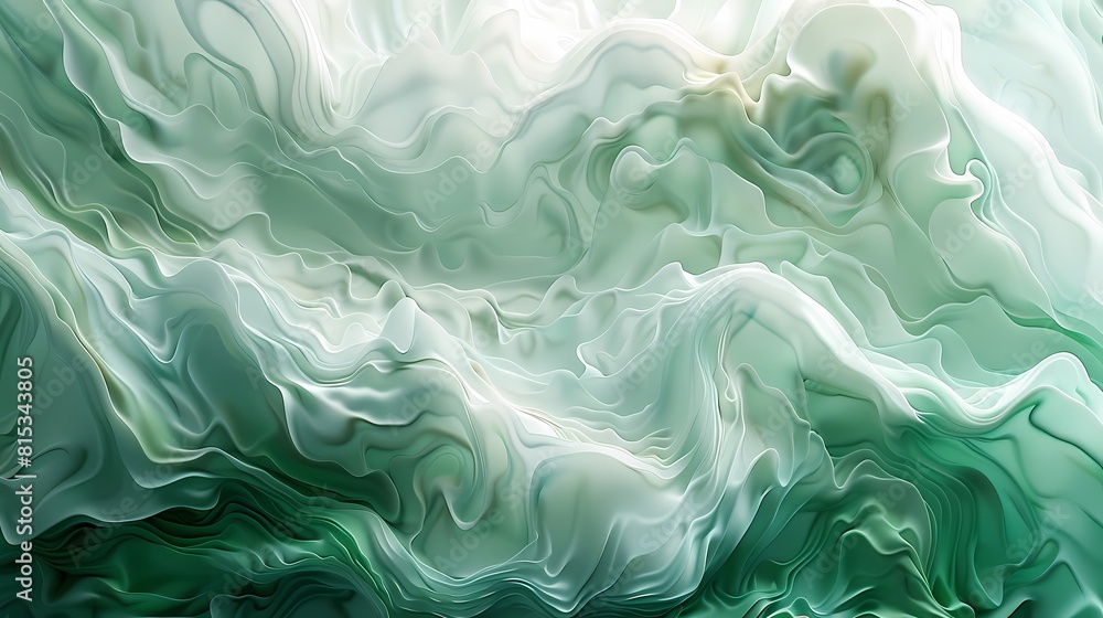 Digital technology green and white flowing lines poster PPT background Digital technology green and white flowing lines poster PPT background