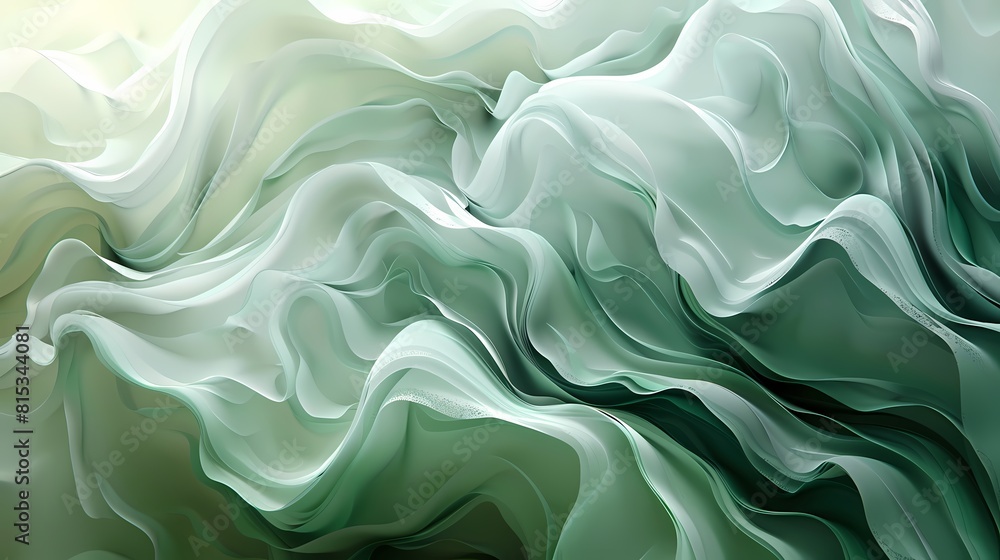Digital technology green and white flowing lines poster PPT background Digital technology green and white flowing lines poster PPT background