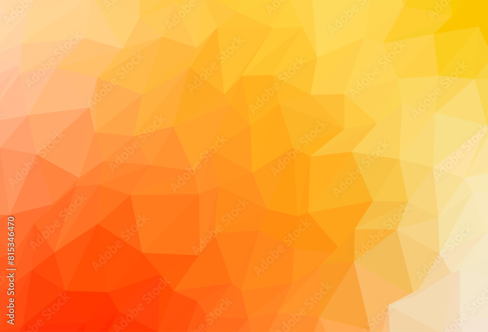 Light Yellow, Orange vector abstract mosaic background. Light Yellow, Orange vector abstract mosaic background.