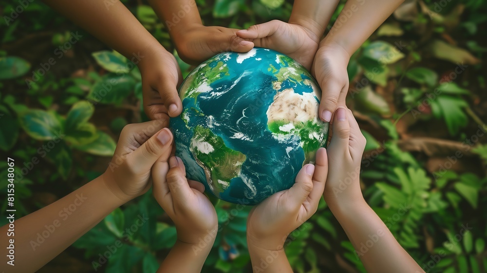 World Earth Day Concept Green Energy ESG Renewable and Sustainable Resources Environmental Care Hands of People Embracing a Handmade Globe Protecting Planet Together Top View : Generative AI World Earth Day Concept Green Energy ESG Renewable and Sustainable Resources Environmental Care Hands of People Embracing a Handmade Globe Protecting Planet Together Top View : Generative AI