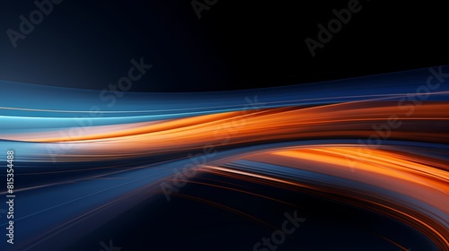 Digital technology space flowing dynamic light poster PPT background