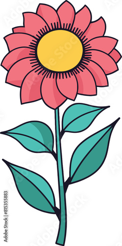 Wallpaper Mural Sunflower vector clip art illustration Torontodigital.ca