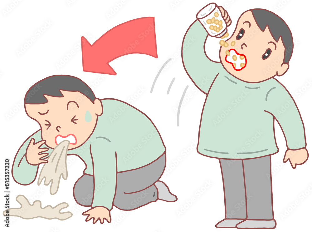 医療問題のイラスト - 薬の飲みすぎ・オーバードーズ・薬漬け・過剰摂取
医療問題のイラスト - 薬の飲みすぎ・オーバードーズ・薬漬け・過剰摂取