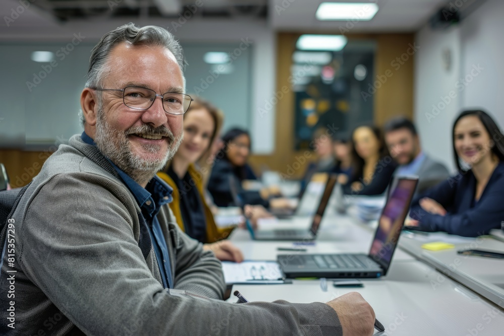 Fototapeta premium Vocational training for businesspeople