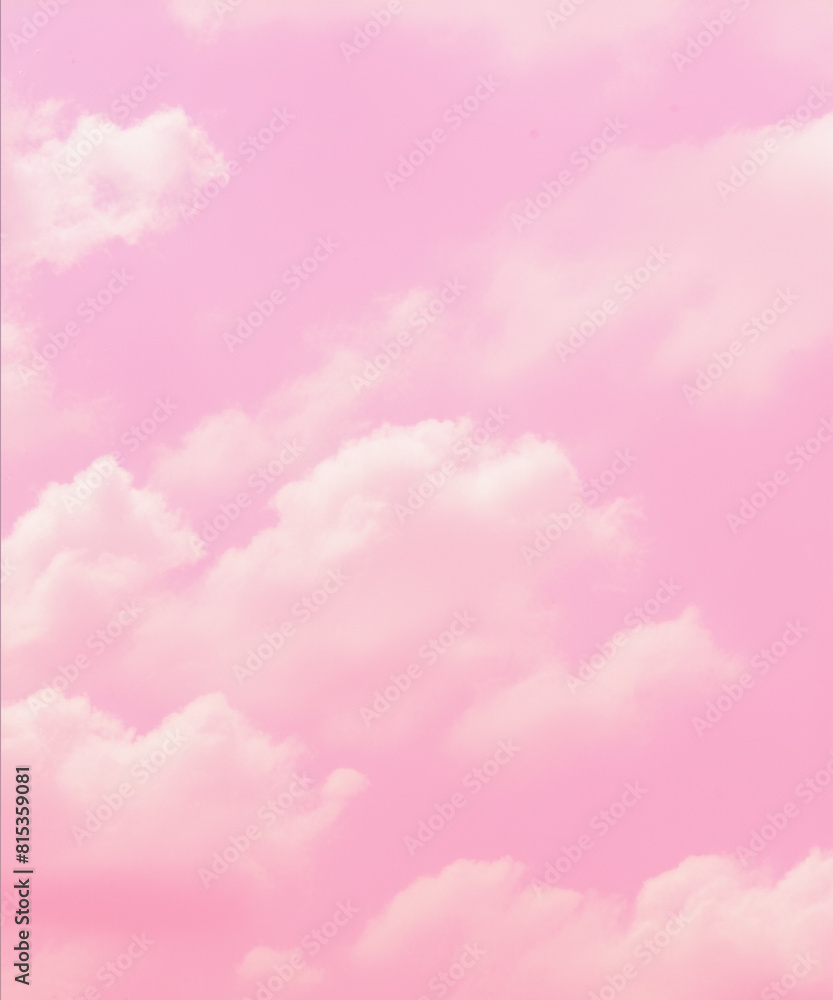 pink sky and clouds background