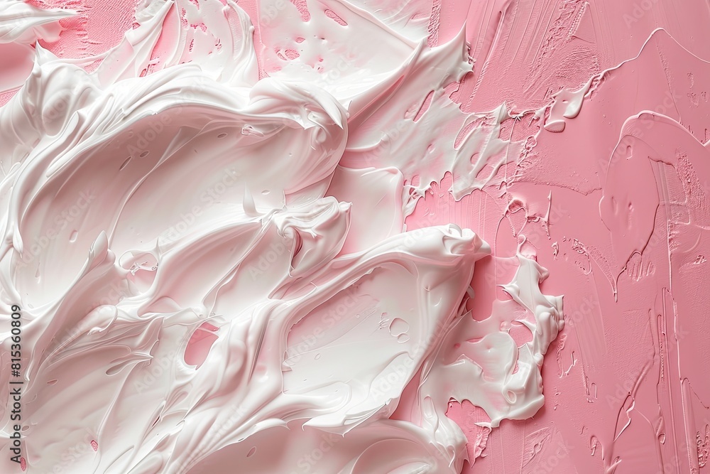 White cosmetic face cream texture. Lotion smear isolated on white background. Beauty skincare product White cosmetic face cream texture. Lotion smear isolated on white background. Beauty skincare product