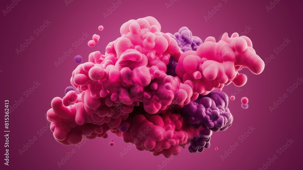 Abstract liquid smoke background. Pink magenta purple color ink dynamic motion background Abstract liquid smoke background. Pink magenta purple color ink dynamic motion background