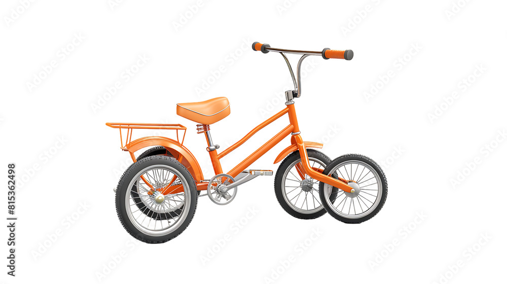 Obraz premium tricycle kids bike isolated on transparent background