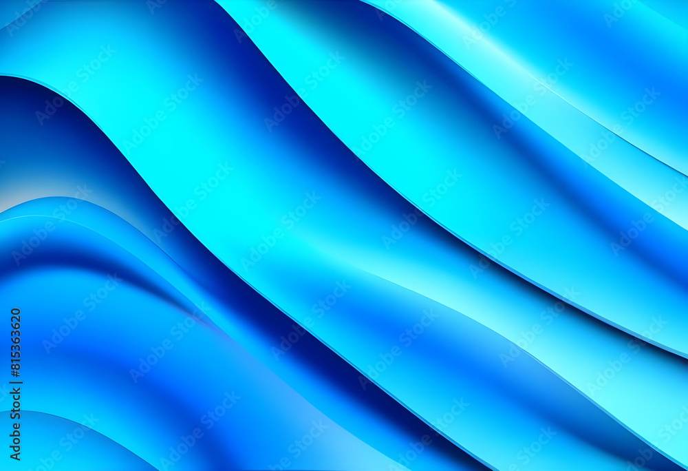 An abstract blue waves and swirls An abstract blue waves and swirls