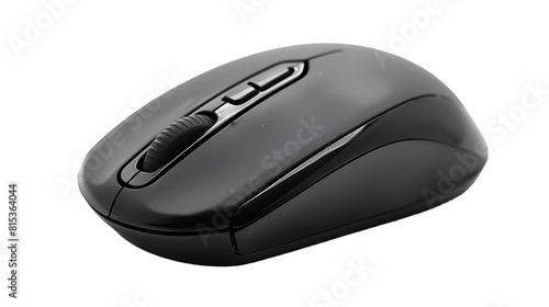 Wireless computer mouse isolated on transparent background
