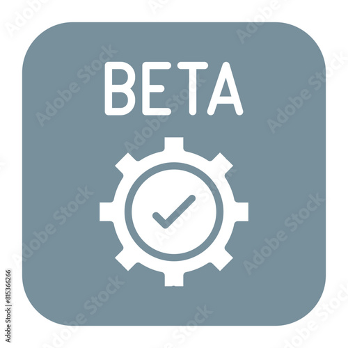 Beta Tester icon vector image. Can be used for Crowdfunding.