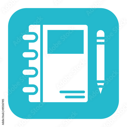 Bilde på lerret Journal icon vector image