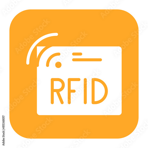Rfid icon vector image. Can be used for New Media.