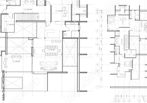 Write a blueprint architecture for building.