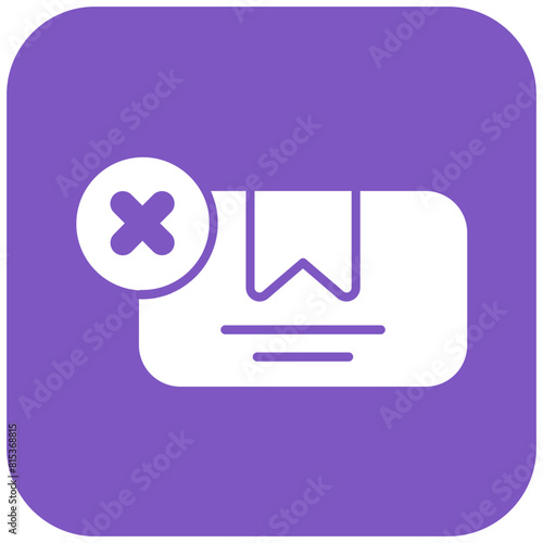 Cancellation icon vector image. Can be used for Web Store.