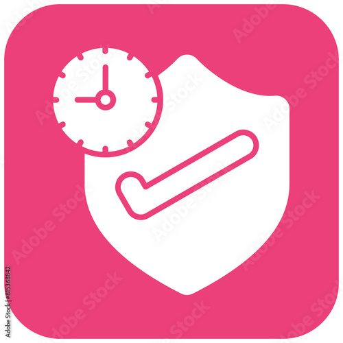 Warranty Period icon vector image. Can be used for Web Store.