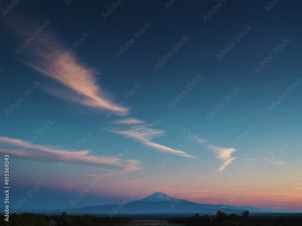 Natural scene of blue sky gradient color Natural scene of blue sky gradient color