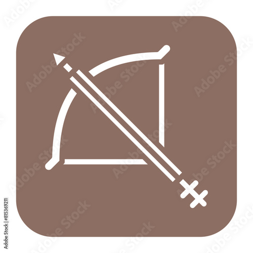 Crossbow icon vector image. Can be used for Battle Royale.