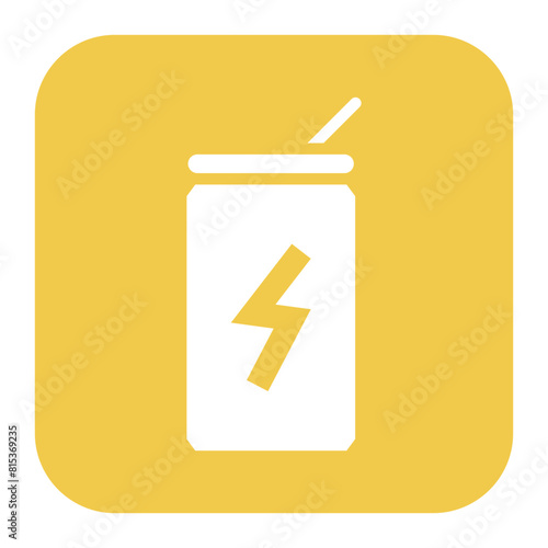 Energy Drink icon vector image. Can be used for Battle Royale.