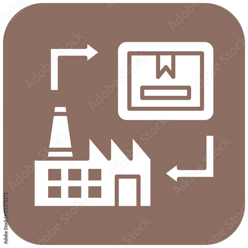 Product Remanufacturing icon vector image. Can be used for Economy.