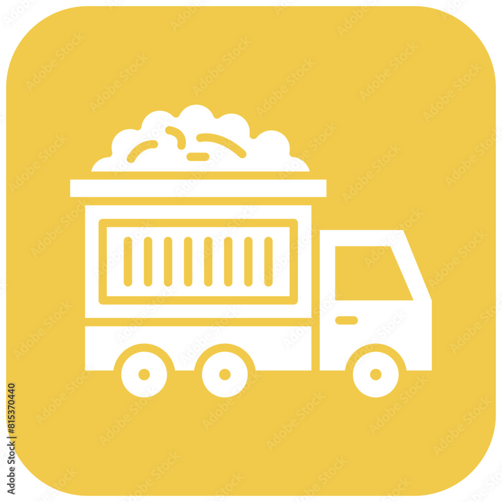 Garbage Truck icon vector image. Can be used for Economy.