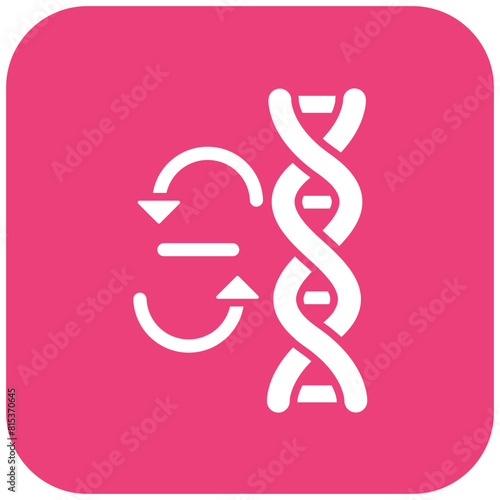 Genetic Modification icon vector image. Can be used for Bioengineering.