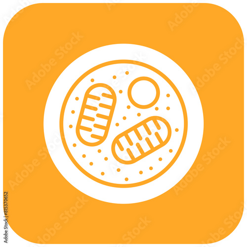 Microorganism icon vector image. Can be used for Bioengineering.