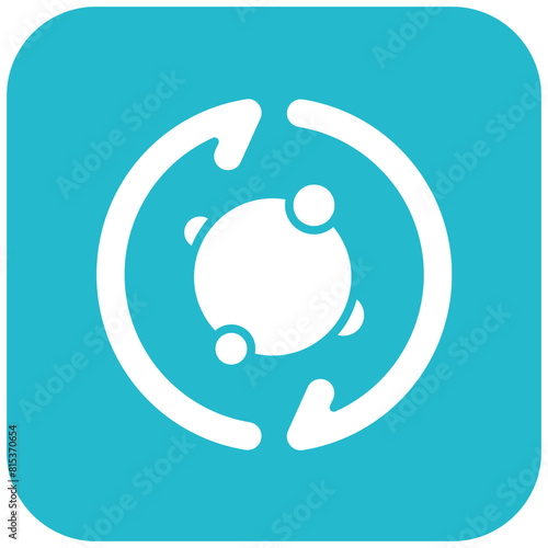 Metabolism icon vector image. Can be used for Bioengineering.