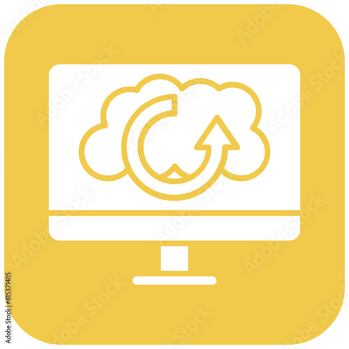 Backup icon vector image. Can be used for Web Hosting.