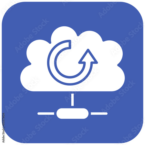 Database Cable icon vector image. Can be used for Web Hosting.
