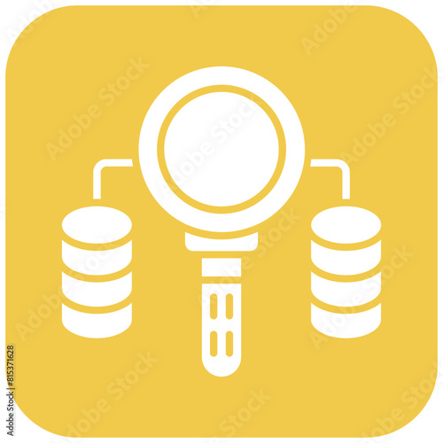 Database Scanning icon vector image. Can be used for Web Hosting.