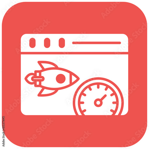 Fast Access icon vector image. Can be used for Web Hosting.