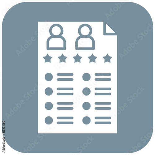 Feedback Form icon vector image. Can be used for Web Hosting.