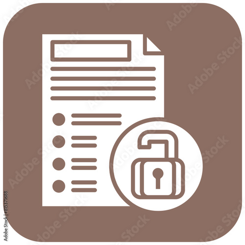 File Access icon vector image. Can be used for Web Hosting.