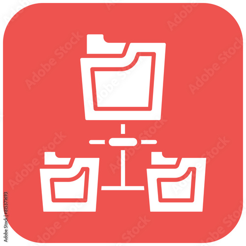 File System icon vector image. Can be used for Web Hosting.