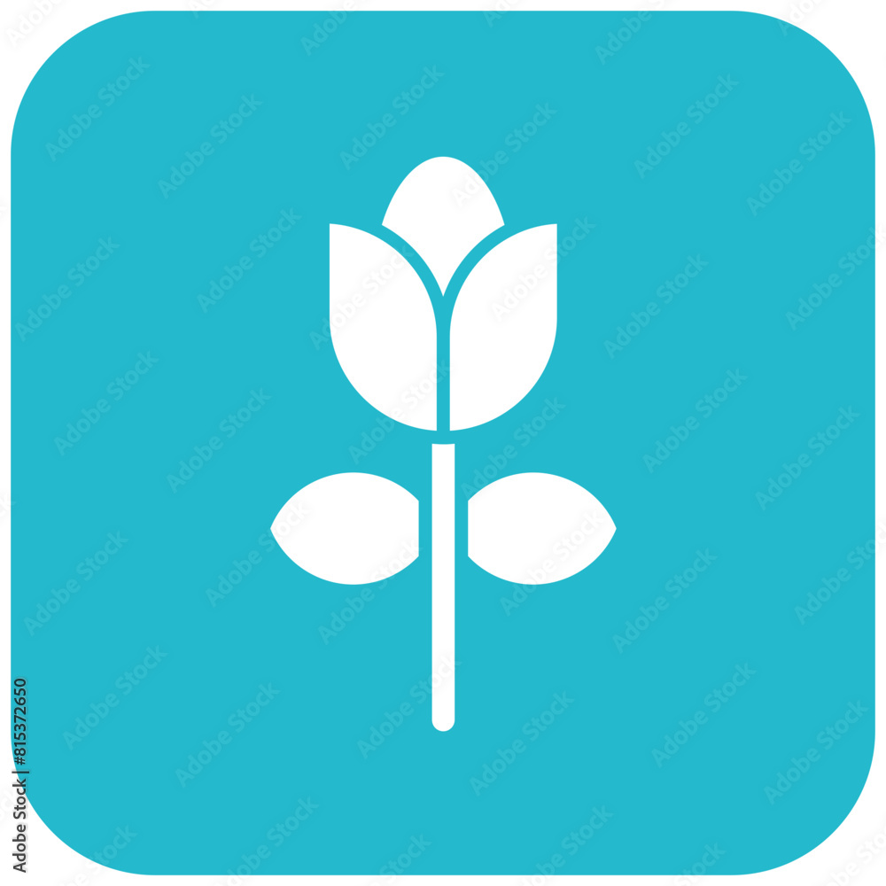 Tulip icon vector image. Can be used for Gardening.