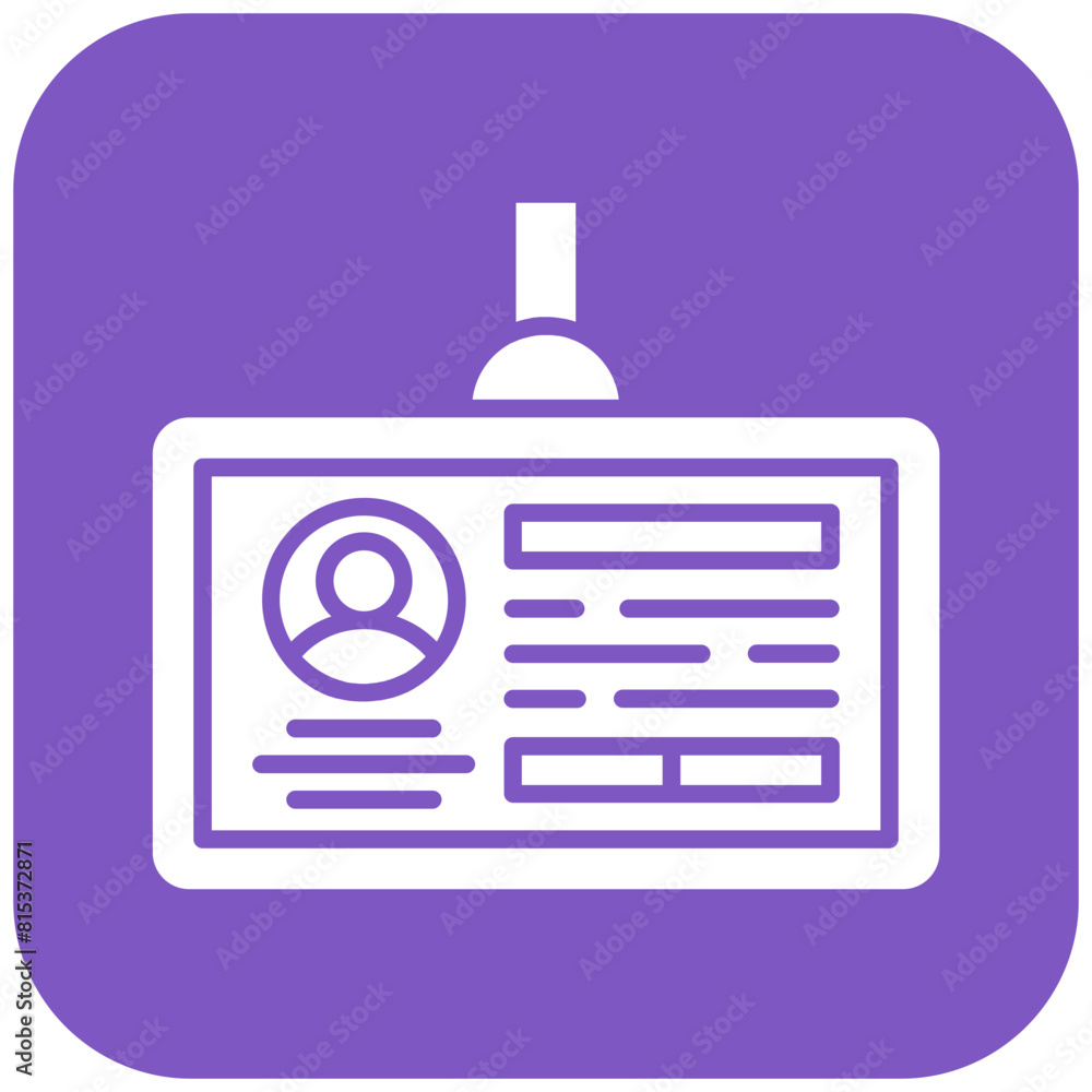 Identity Card icon vector image. Can be used for Online Money Services. Identity Card icon vector image. Can be used for Online Money Services.