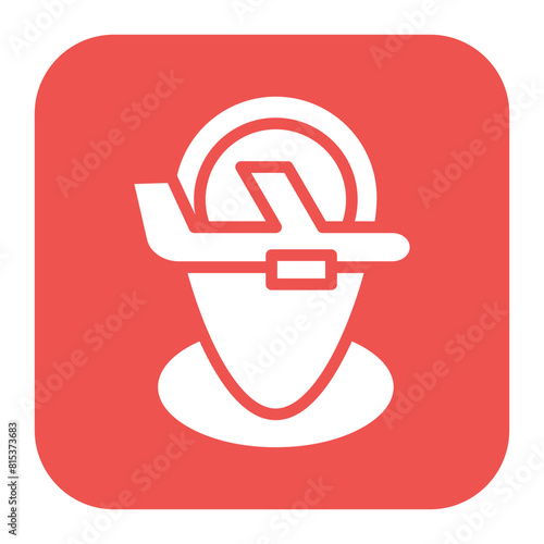 Domestic Flight icon vector image. Can be used for Airline.