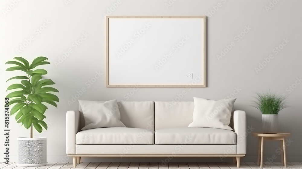 Indoor plant sign mockup with blank white empty space for placing your design Indoor plant sign mockup with blank white empty space for placing your design