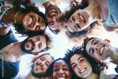 Diversity People Group Teamwork Diversity Concept. Portrait of a group of diverse people