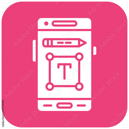 Text Editor icon vector image. Can be used for Mobile App Development.