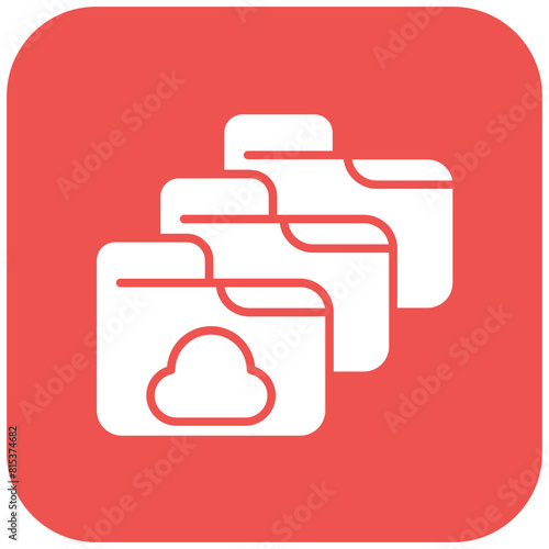 Data Storage icon vector image. Can be used for GDPR.