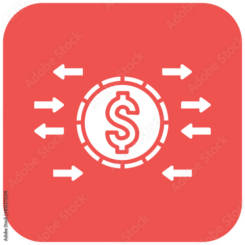 Transfer icon vector image. Can be used for Fintech.