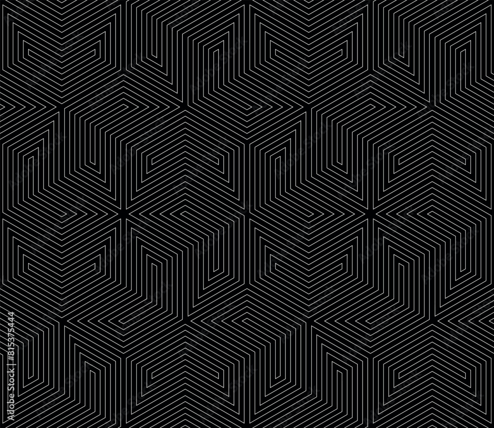 Abstract geometric pattern with stripes, lines. Seamless vector background. White and black ornament. Simple lattice graphic design. Abstract geometric pattern with stripes, lines. Seamless vector background. White and black ornament. Simple lattice graphic design.