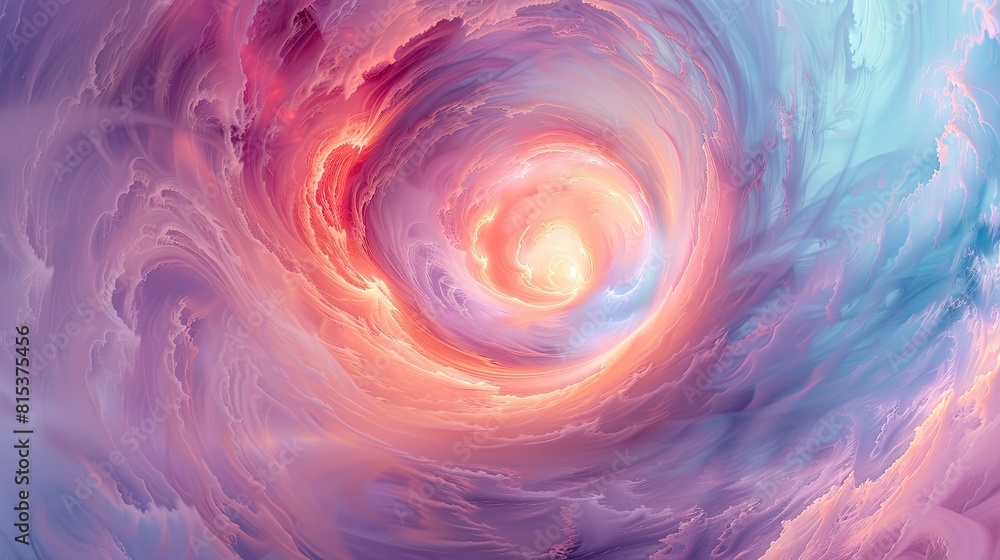 Surreal abstract artwork featuring a swirling cosmic vortex, with vibrant pastel hues perfect for creative or mystical concepts Surreal abstract artwork featuring a swirling cosmic vortex, with vibrant pastel hues perfect for creative or mystical concepts