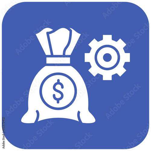 Money Management icon vector image. Can be used for Startup.
