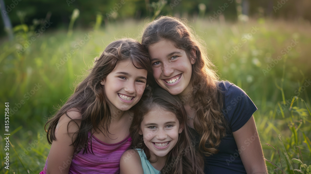 picture of smiling daughters,generative ai picture of smiling daughters,generative ai