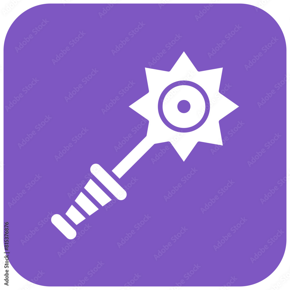Mace icon vector image. Can be used for Vikings.