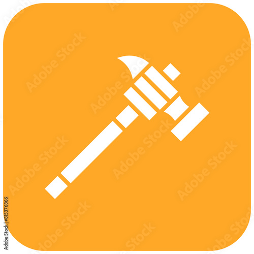 Hammer icon vector image. Can be used for Vikings.